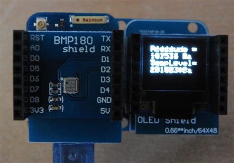 Esp8266 Project Bmp180 Readings On An Oled Get Micros Esp8266