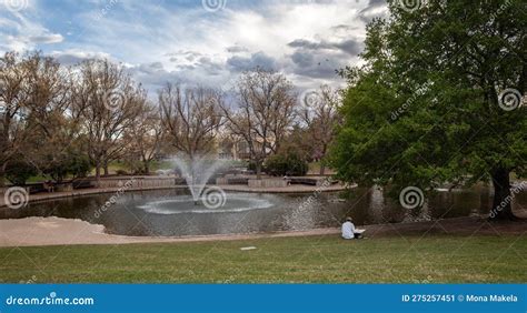 Duck Pond At University Of New Mexico In Albuquerque Editorial Photo