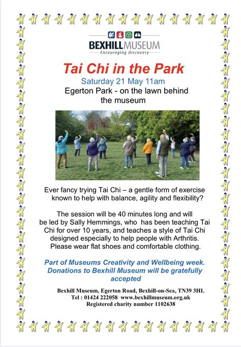 Bexhill Museum On Twitter Our Tai Chi In The Park Event Is On