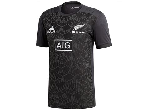 New zealand all blacks rugby union shirt jersey polo training top adidas 2007. All Blacks Performance T Shirt
