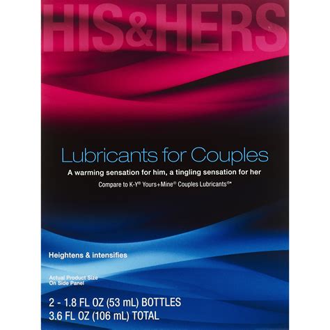 Cvs Health His And Hers Lubricants For Couples 3 6 Oz Pick Up In Store Today At Cvs