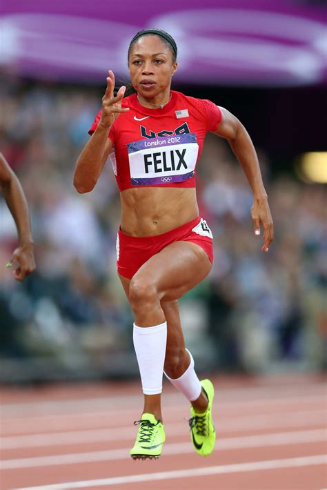Both athletes competed in a track meet in palo alto that same year. Allyson Felix Photos Photos - Olympics Day 7 - Athletics ...