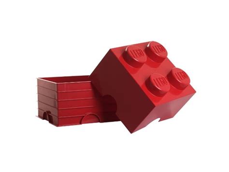 Lego Brick 4 Knobs Stackable Storage Box