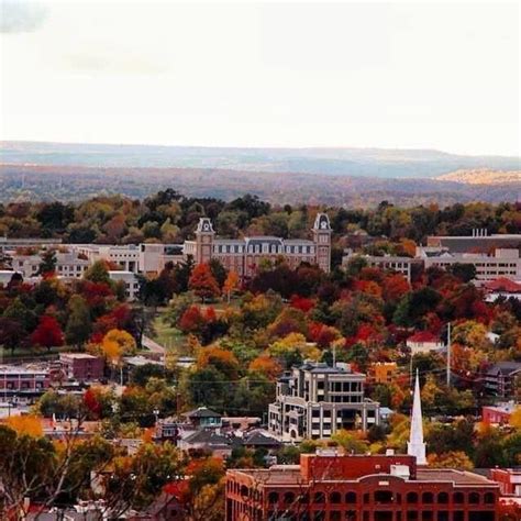 Downtown Fayetteville Arkansas In The Fall Old Main On U