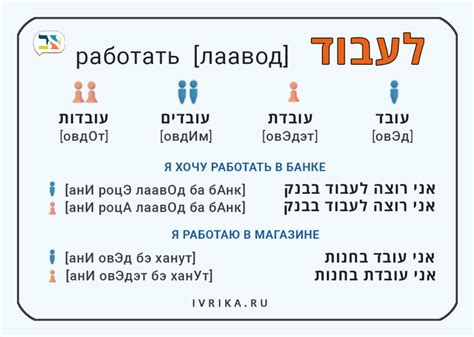50 глаголов иврита озвучки ИВРИКА иврит онлайн