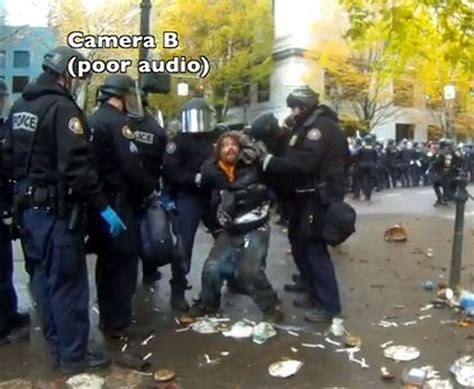 Occupy Portland Demonstrator Accuses Police Of Injuring His Back Then