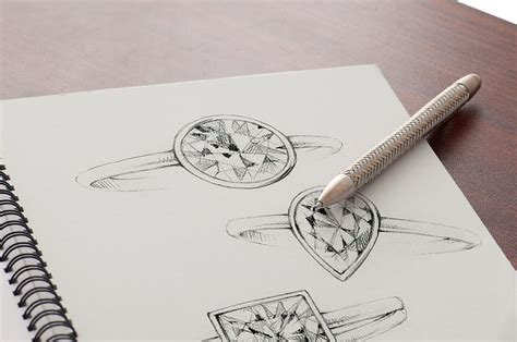 Sketchbook Mockup Free Hand Drawn Sketch Pencil Drawing Mockup Stock