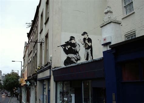 Inescapable and mysterious, banksy is the current star of street art. File:Banksy -graffiti in Bristol-30Aug2009.jpg - Wikimedia ...