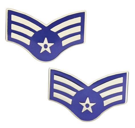 Us Air Force Senior Airman Collar Device Pin