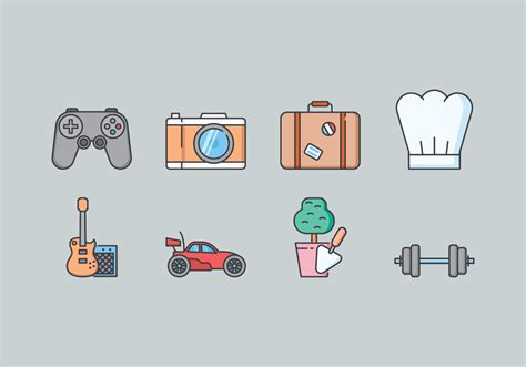 Hobby Icons Free Vector Art 1259 Free Downloads