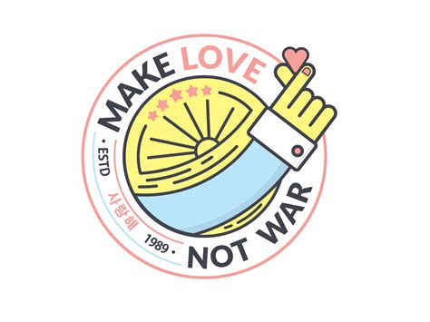 Make Love Not War By Milton Maga A On Dribbble