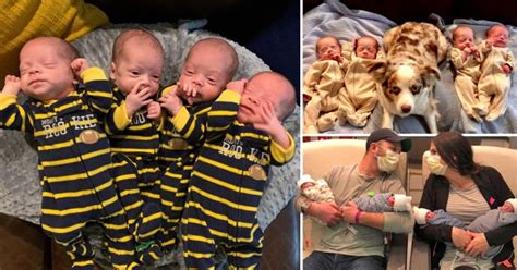 Mum Gives Birth To Identical Quadruplets Defying 1 In 15 Million Odds