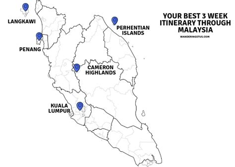The Best 3 Week Itinerary To Malaysia Malaysia Itinerary Malaysia Travel Guide Travel Maps