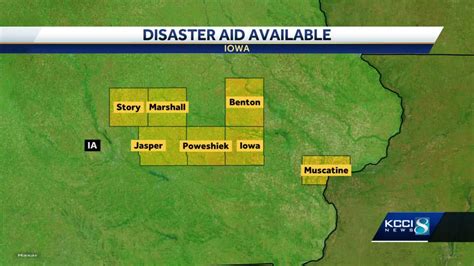 Disaster Proclamations Issued For 7 Iowa Counties After Sundays Storms