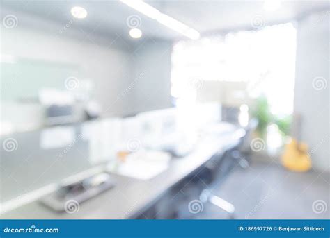Abstract Blurred Office Interior Background Stock Photo Image Of