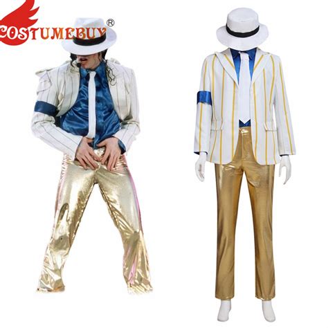 Costumebuy For Michael Jackson Smooth Criminal Mj Suit Cosplay Costume