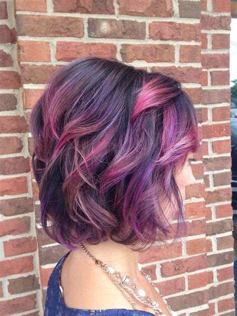 Pink And Purple Ombre Purple Ombre Hair