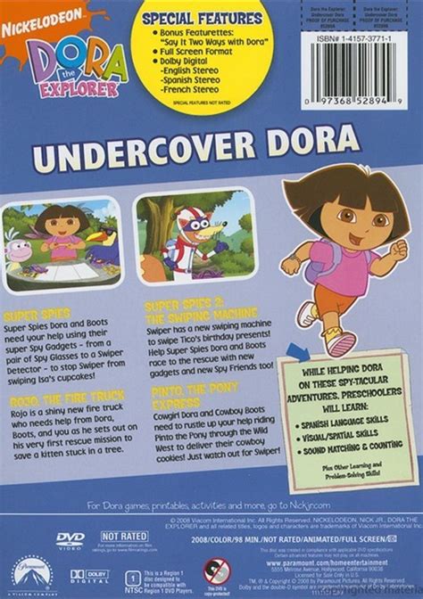 Dora The Explorer Undercover Dora Dvd 2008 Dvd Empire