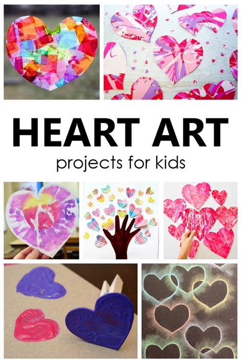 20 Coronary Heart Artwork Initiatives For Children Fkakidstv
