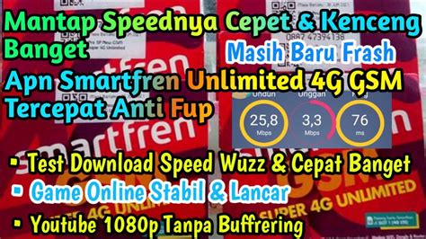 Bagi yang ingin mengubah pengaturan apn smartfren jangan sembarangan. New!! APN Smartfren 4G GSM Tercepat Anti Fup Speed Kenceng - YouTube