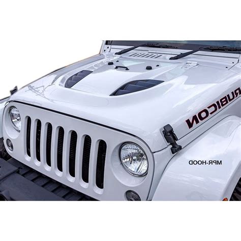 Genssi Custom Hood 10th Anniversary Power Dome Style Hood For Jeep