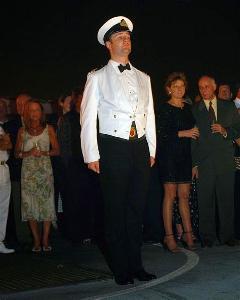 Royal Navy Officer Mediterranean 2008 Officer Of The Day Of Hms