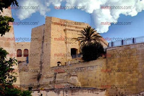 Birgu Gate Architecture Bastions Malta Photos