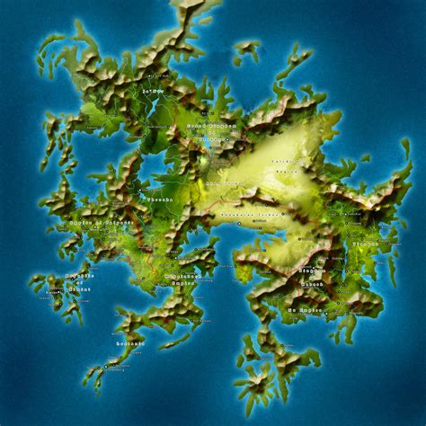 Maps Of Fantasy Worlds Pelajaran
