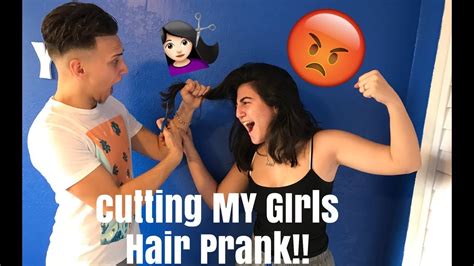 Cutting My Girlfriends Hair Prank Gone Wrong Youtube