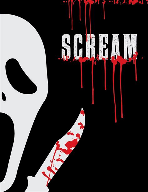 Scream Movie Poster Scream Movie Poster Scream Movie Horror Art