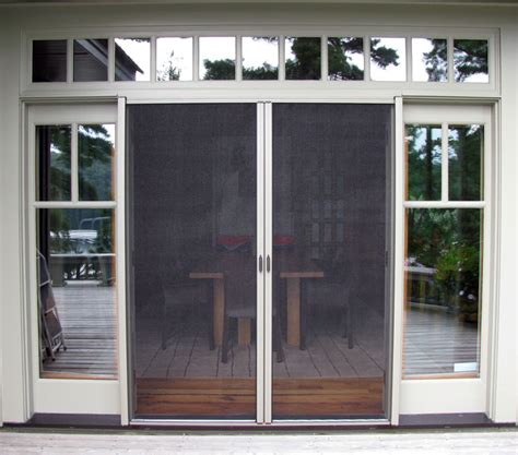 Double French Doors With Screens Hawk Haven