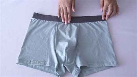 Odm Oem Service Seamless Natural Cotton Mens Underwear Boxer Brief
