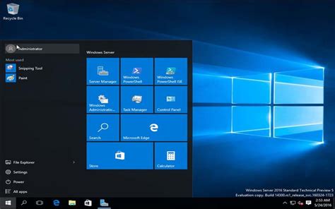 تحميل ويندوز سيرفر Windows Server 2016 بصيغة Iso