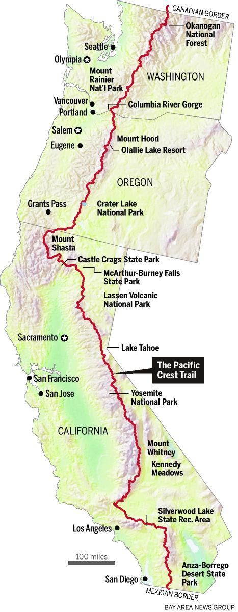 Pacific Crest Trail Finds Itself Wildly Popular The Mercury News