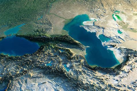Where Is The Caspian Sea On A World Map United States Map