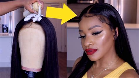 watch this how to melt your lace frontal beginner friendly alipearl lace front wig youtube