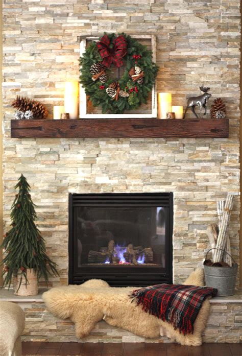 There is an extension that can be attached to the wall. I could do this. Similar fireplace and mantel | Christmas ...