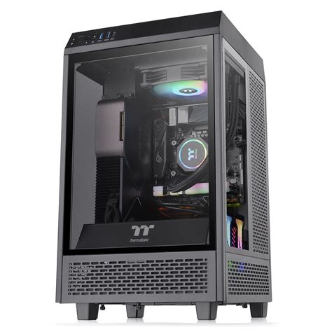 Thermaltake Tower 100 Mini Itx Chassis Snow White Gst Komputer