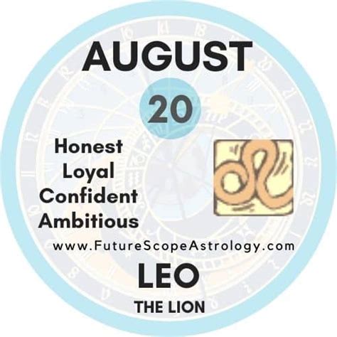 August 20 Birthday Personality Zodiac Sign Compatibility Ruling