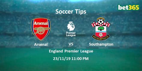 Sport prediction » football » southampton vs arsenal: Arsenal vs Southampton Prediction Bet Tips Preview 23/11/19