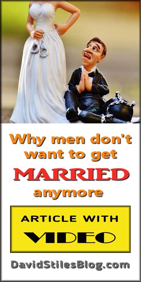 Why Do Men Want To Get Married