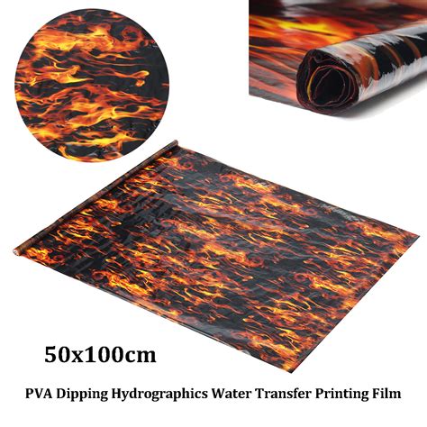 Pva Hydrographic Water Transfer Hydro Dipping Dip Flames Print Printing