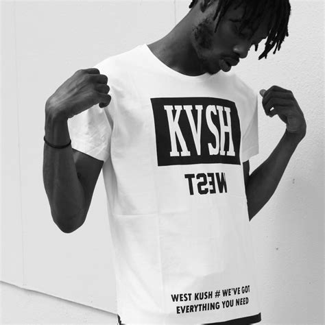 West Kvsh Side Zip Extended Tee Chef Jackets Street Style Tees