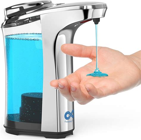 Everlasting Comfort Automatic Soap Dispenser Touchless No Drip Hand