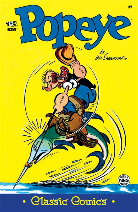 Popeye Classics Comic Book Idw No 9 Apr 2013 Popeye The Sailorpedia