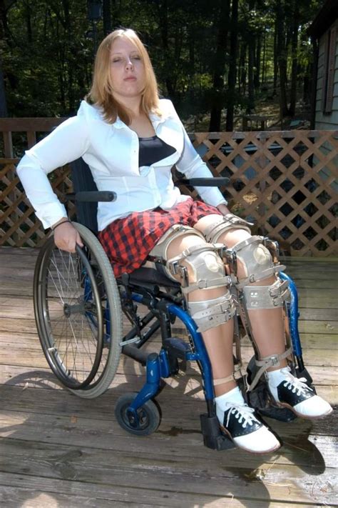 Pin By John Beeson On Leg Braces Wheelchair Women Leg Braces Disabled Women