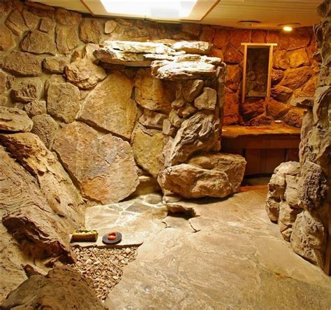 Years Ago I Saw Photos Of This Really Kewel Stone Cave Bathroom With A
