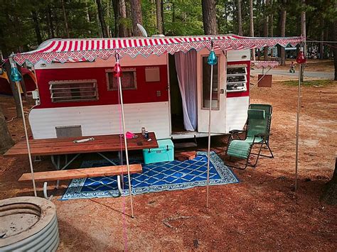 Custom Awnings And Full Awning Sets For Your Vintage Trailer Retro