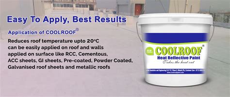 Heat Reflective Paint Summer Cool Paint Cool Roof Coating Coolroof