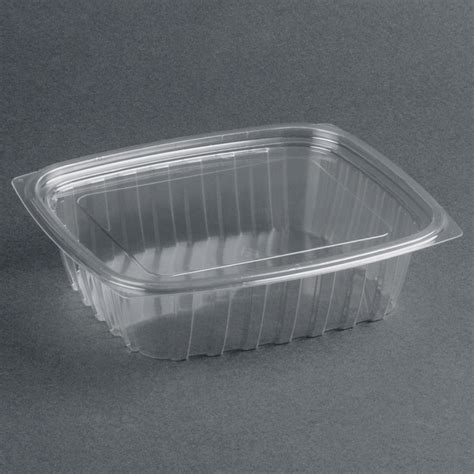 Hinged Lid Salad Containers Rectangular 375ml Per 450 Parkers Food